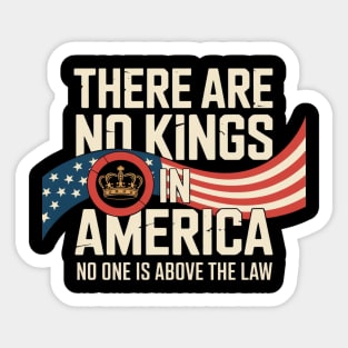 No-kings-in-america Sticker